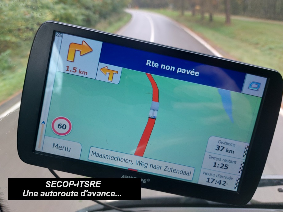 GPS pour camion et informations érronées, les SECOP-ITSRE interpelle le SPW  Mobilité.